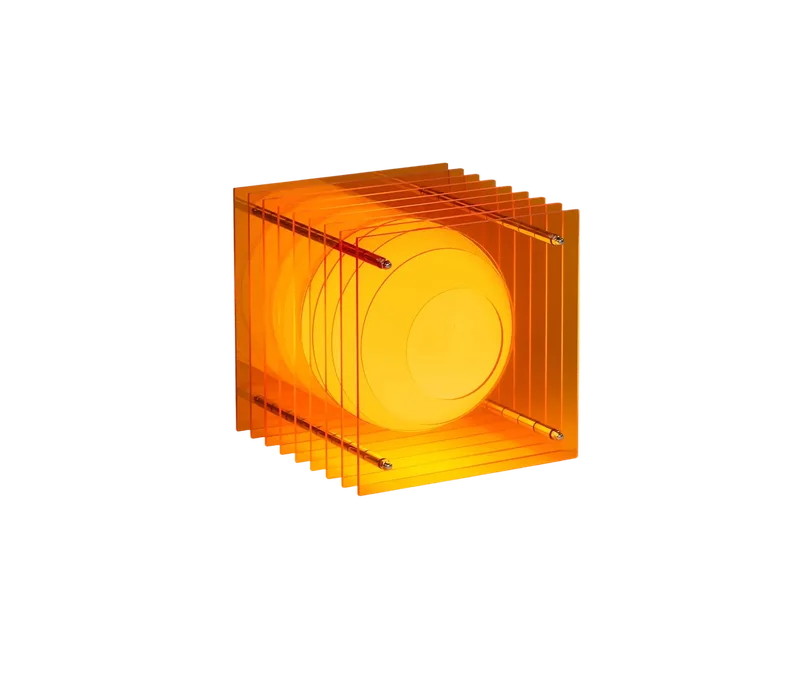 Lớp small square in orange acrylic