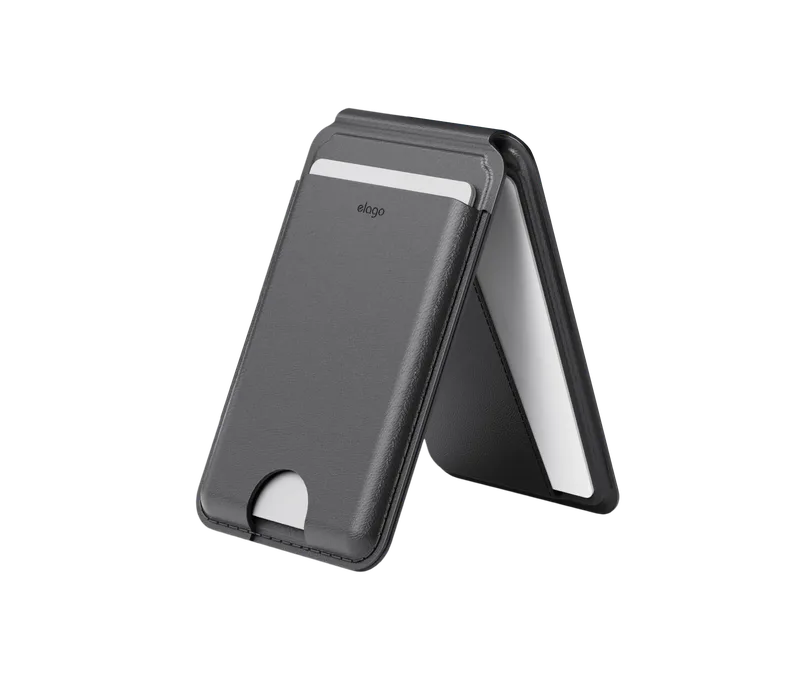 Magnetic Leather Card Holder