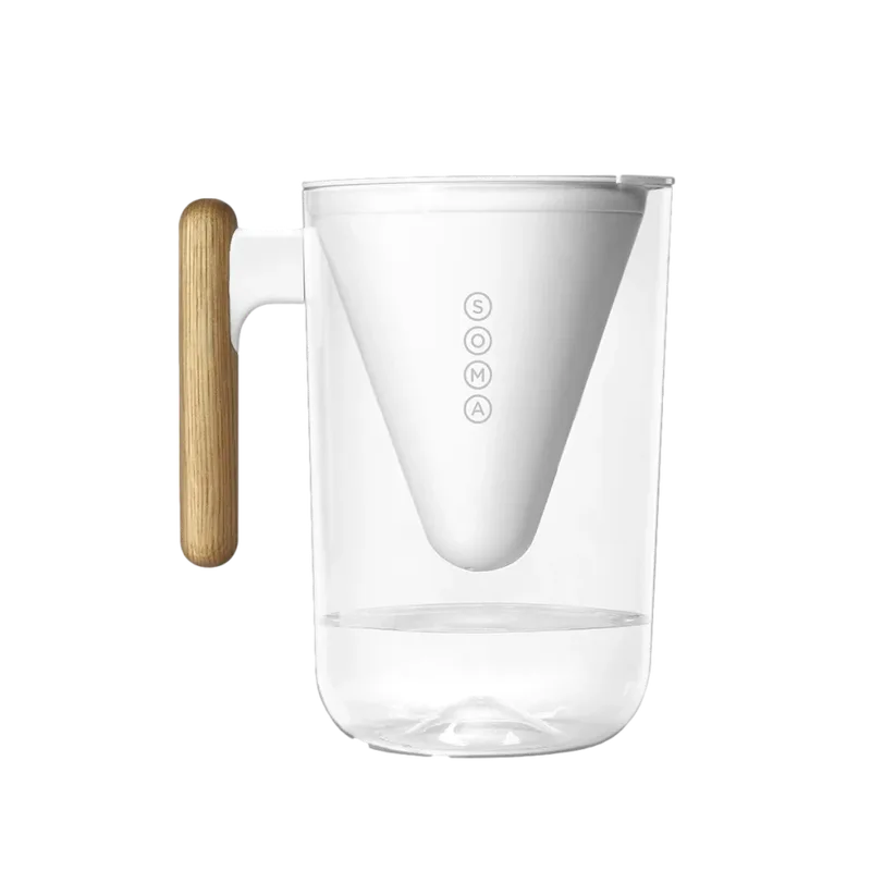 Soma Filtered Pitcher with Bamboo Handle
